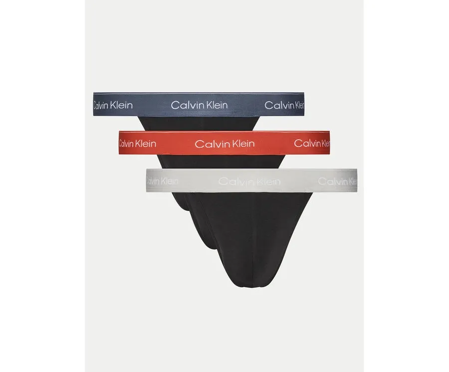 obrazek 1 Calvin Klein Underwear Komplet 3 par stringów LV00NB4386 Czarny