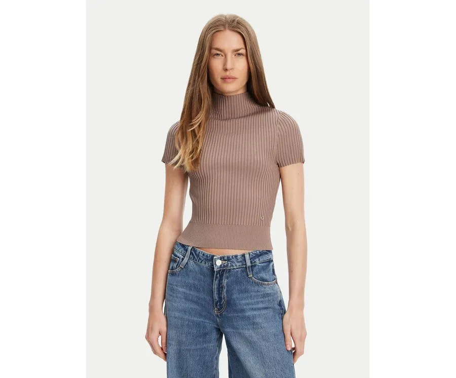 obrazek 1 Guess Sweter W5YR04 Z0040 Brązowy Regular Fit