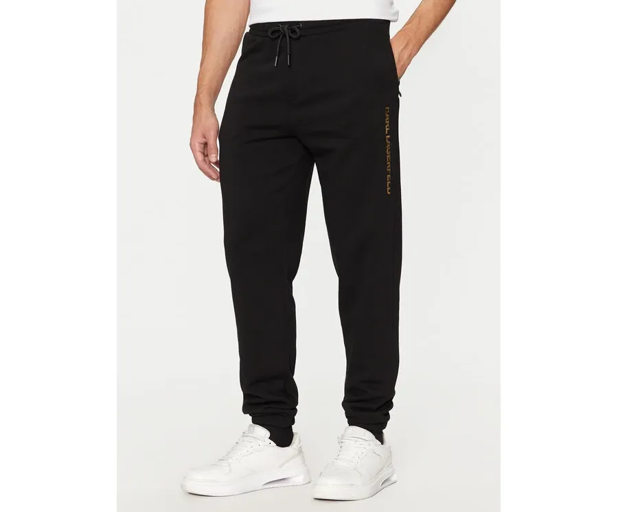 obrazek 1 KARL LAGERFELD Spodnie dresowe 705464 551900 Czarny Regular Fit