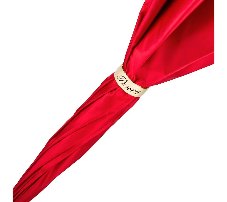 obrazek 6 Elegancki parasol damski w kolorze czerwonym zdobiony oryginalnym motywem – Pasotti
