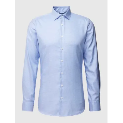 Zdjęcie Koszula biznesowa o kroju super slim fit z jednolitą fakturą