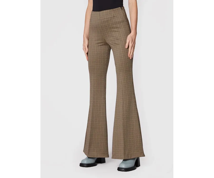 obrazek 1 Liu Jo Spodnie materiałowe WF2257 J4044 Beżowy Regular Fit