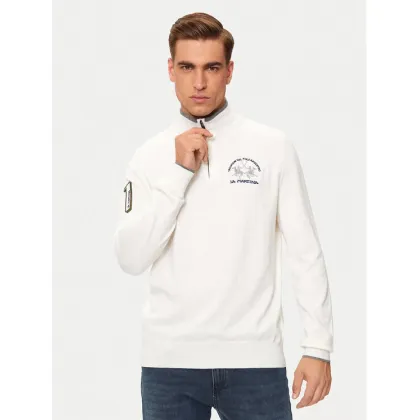 Zdjęcie La Martina Sweter ZMS314 YW120 Écru Regular Fit