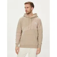 Zdjęcie Under Armour Bluza techniczna Ua Essential Flc Blocked Hd 1383070-299 Khaki Loose Fit