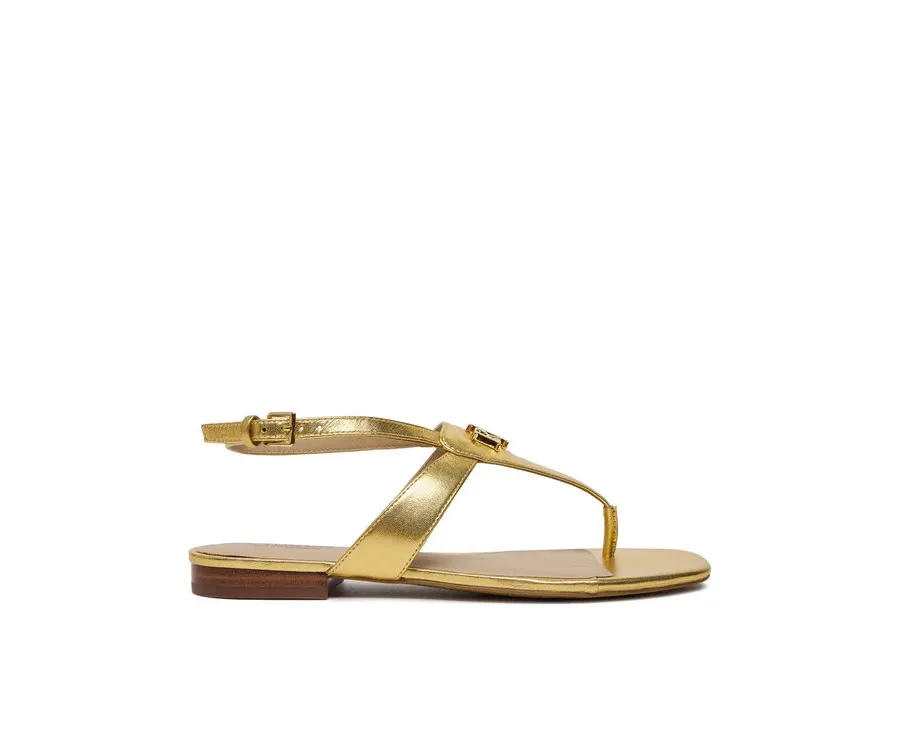 obrazek 1 LAUREN RALPH LAUREN Sandały Everley 802959147001 Złoty