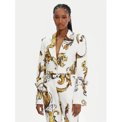 Zdjęcie Versace Jeans Couture Marynarka 78HAQ704 Biały Slim Fit
