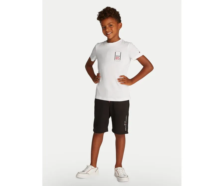 obrazek 1 Tommy Hilfiger T-Shirt KB0KB09536 D Biały Regular Fit