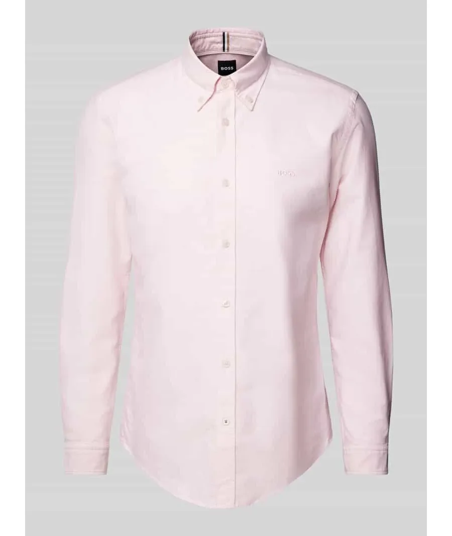 obrazek 1 Koszula biznesowa o kroju regular fit z kołnierzykiem typu button down model ‘Roan’