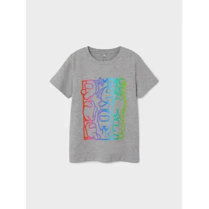 Zdjęcie NAME IT T-Shirt AMONGUS Jish 13225980 Szary Regular Fit
