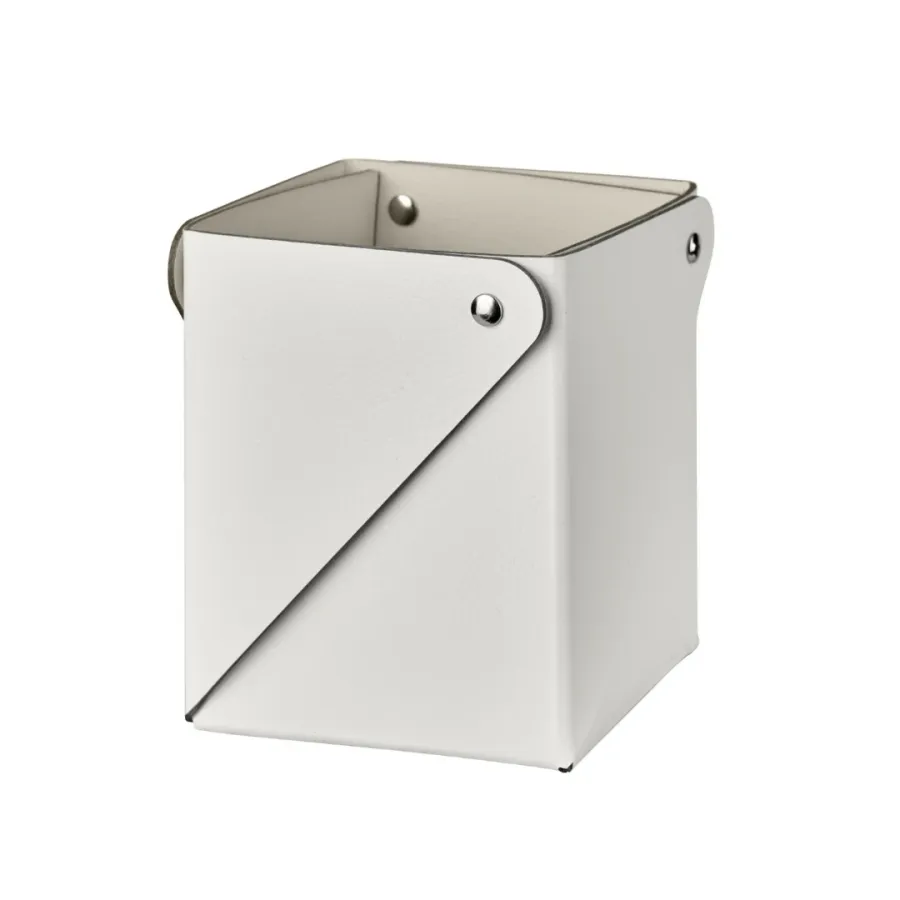 obrazek 1 Luksusowe pudełko Miu ze skóry w kolorze białym