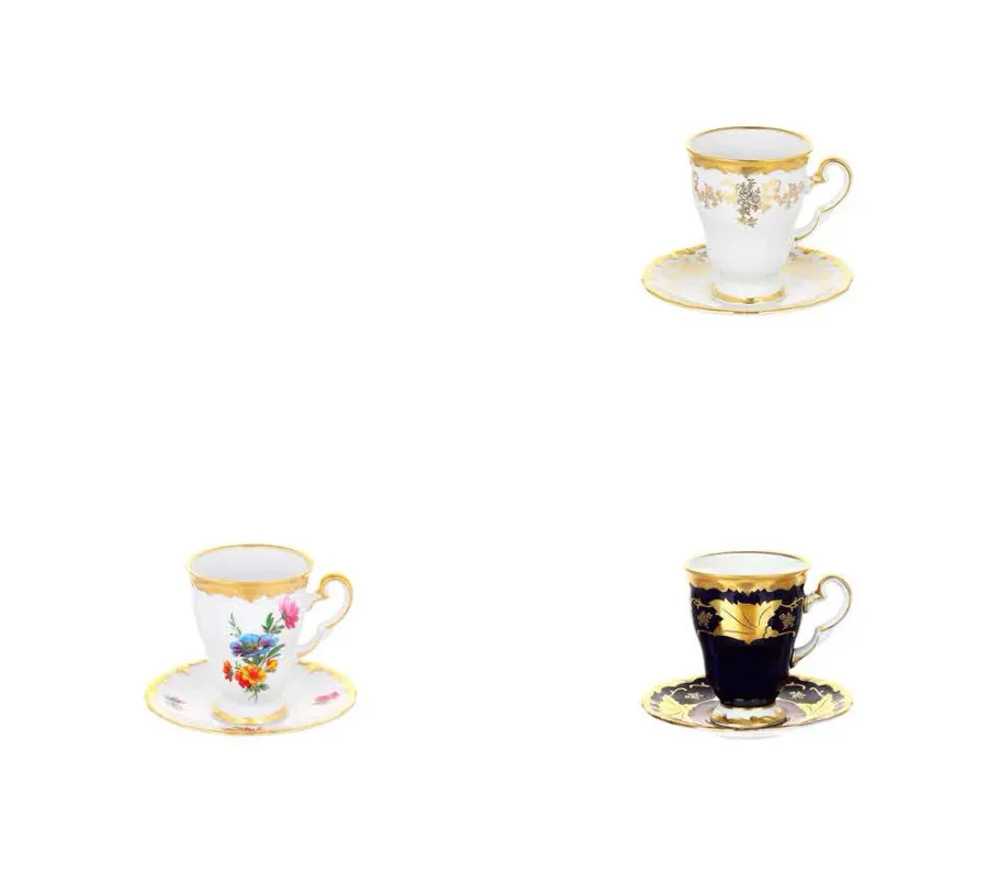obrazek 2 Stylowa filiżanka do kawy z porcelany