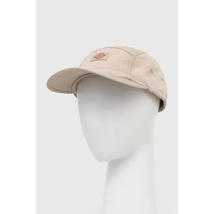 Zdjęcie Dickies czapka z daszkiem FINCASTLE CAP kolor beżowy z aplikacją DK0A4YPC