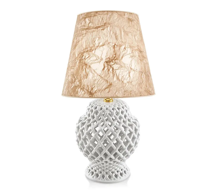 obrazek 1 Filigranowa lampa z ceramiki - dwa warianty