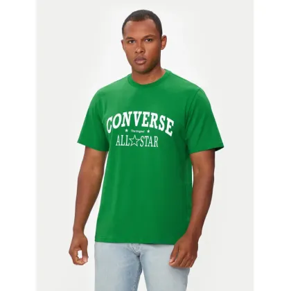 Zdjęcie Converse T-Shirt M Retro Chuck Vintage Tee 10026458-A01 Zielony Regular Fit