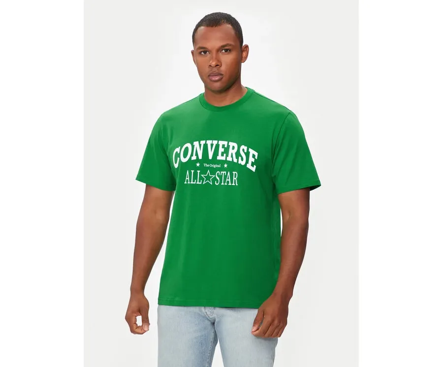 obrazek 1 Converse T-Shirt M Retro Chuck Vintage Tee 10026458-A01 Zielony Regular Fit