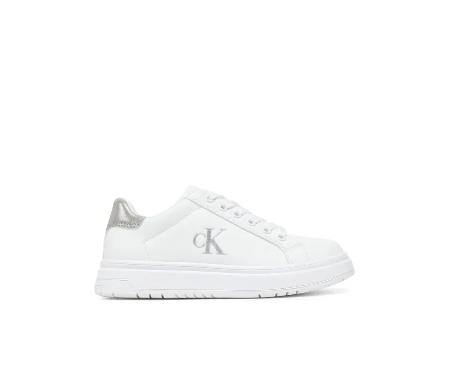 obrazek 1 Calvin Klein Jeans Sneakersy Low Cut Lace-Up Sneaker V3A9-82013-1355 M Biały