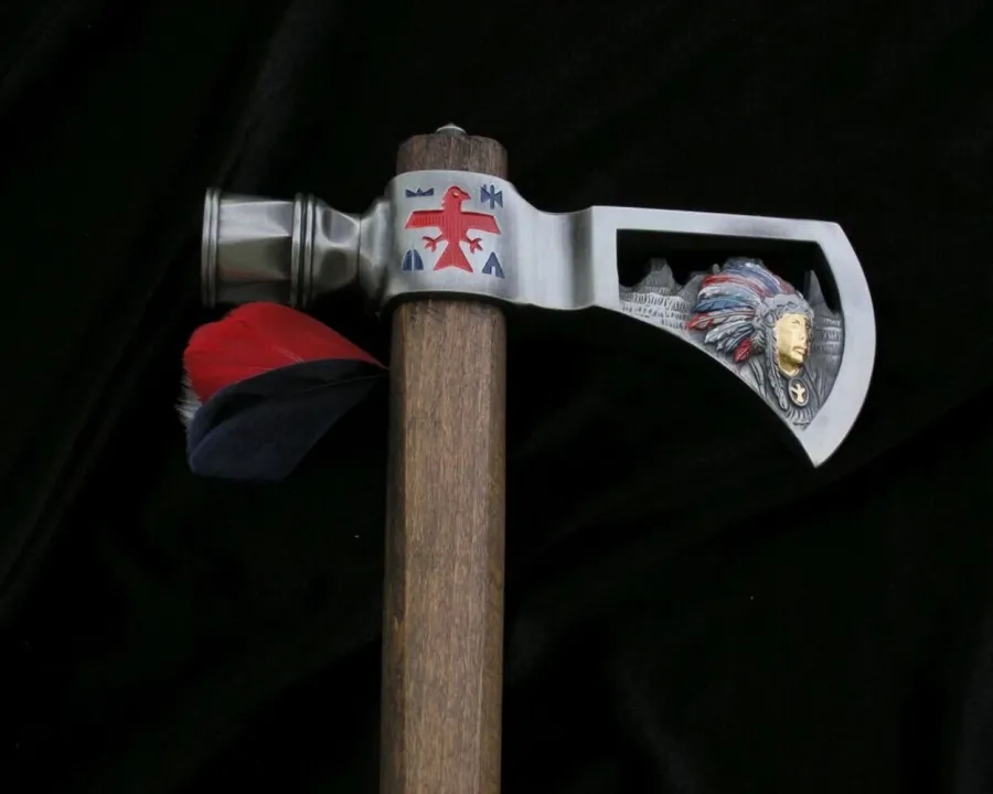 obrazek 4 Stylowy indiański tomahawk z bizonem
