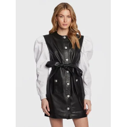 Zdjęcie Custommade Sukienka skórzana Jada 999418448 Czarny Regular Fit