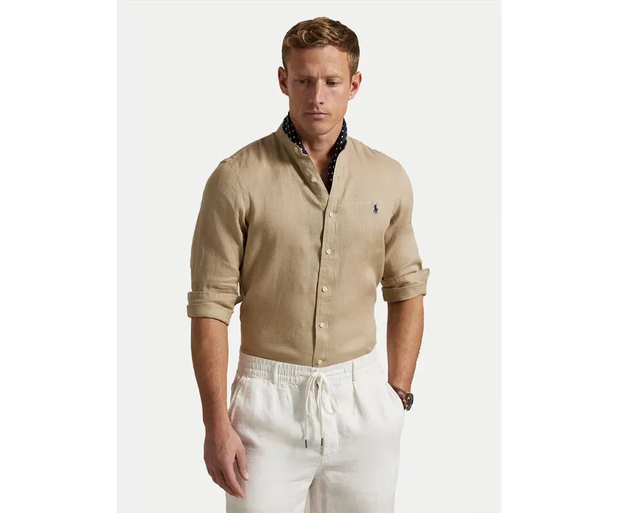 obrazek 1 Polo Ralph Lauren Koszula 710968925004 Beżowy Slim Fit