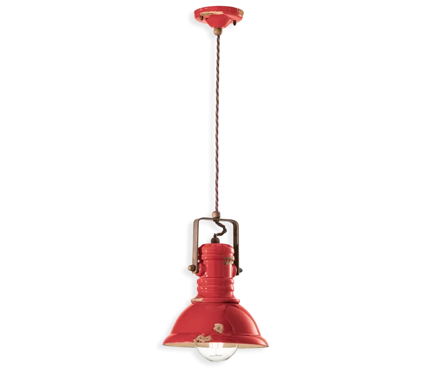 obrazek 6 Piękna stylowa włoska lampa wisząca Industrial