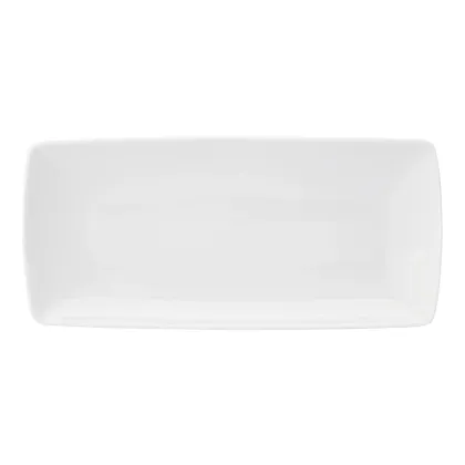 Picture White classic porcelain tray Baguete Carré White - 6 pieces - Vista Alegre