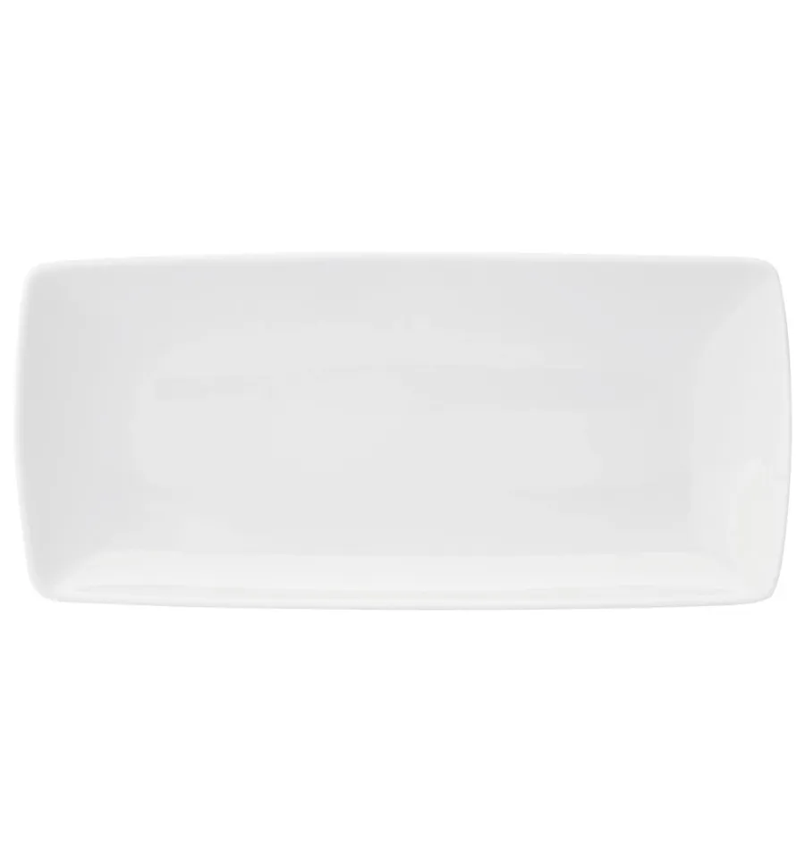 picture 1 Classic white porcelain Baguete Carré White tray - Vista Alegre
