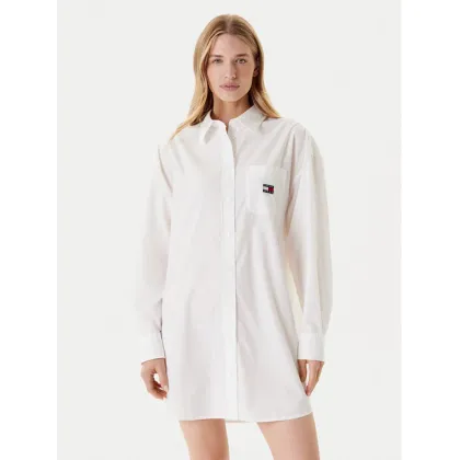 Zdjęcie Tommy Jeans Sukienka koszulowa DW0DW21122 Biały Relaxed Fit