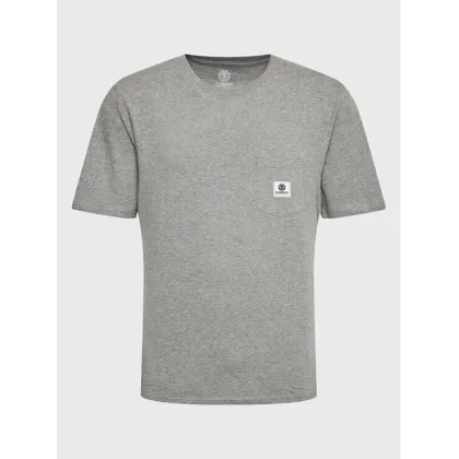 Zdjęcie Element T-Shirt Basic Pocket Label ELYKT00116 Szary Regular Fit