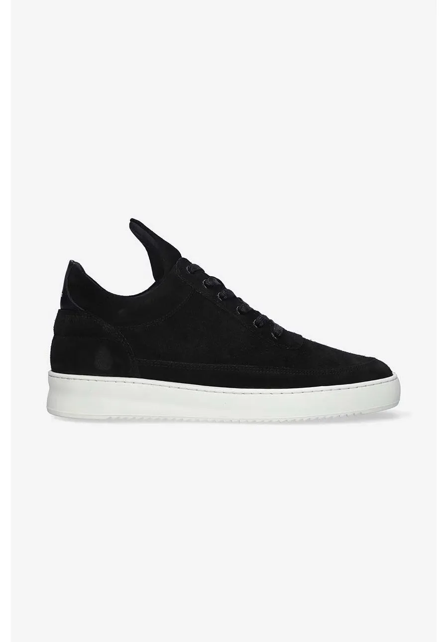 obrazek 1 Filling Pieces sneakersy zamszowe Low Top Perforated 10120101861 kolor czarny