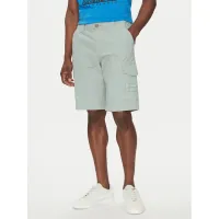 Zdjęcie Napapijri Szorty materiałowe N-Horton NP0A4HOS Zielony Regular Fit