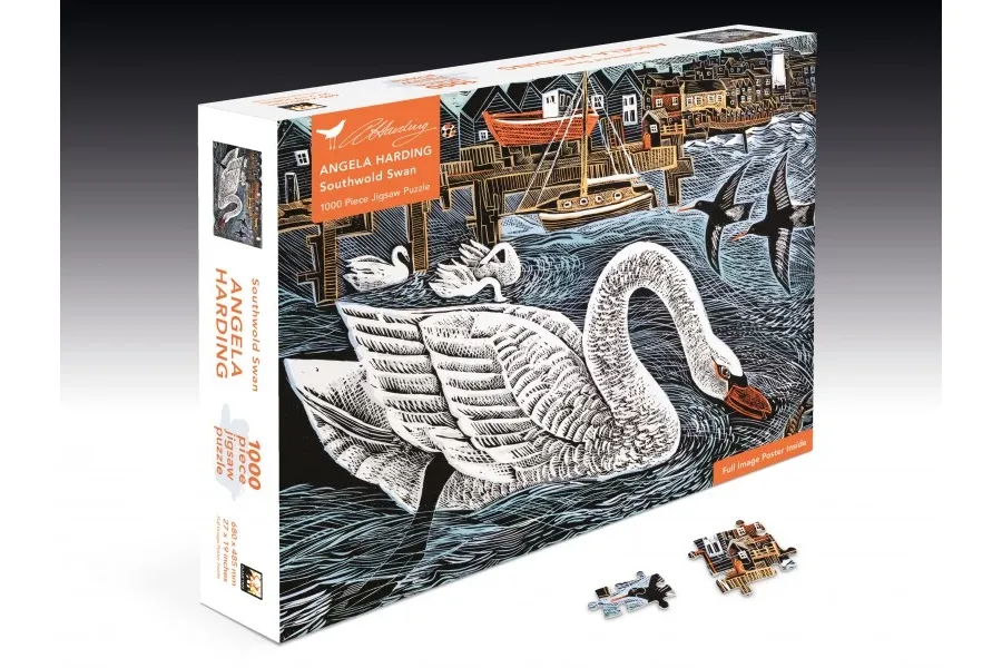 obrazek 1 Puzzle dla dorosłych dla dorosłych Angela Harding: Łabędź Południowy - Flame Tree Publishing