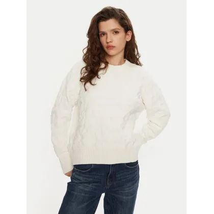 Zdjęcie DKNY Sweter P4MSAQ51 Écru Regular Fit