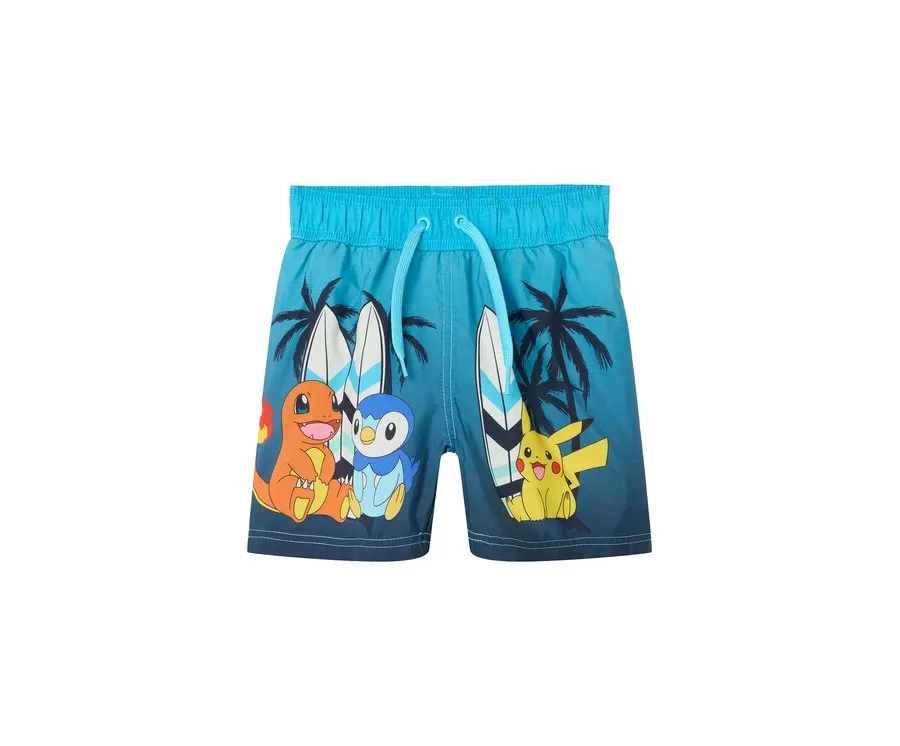 obrazek 1 NAME IT Szorty kąpielowe Ccoy Pokemon 13239656 Niebieski Regular Fit