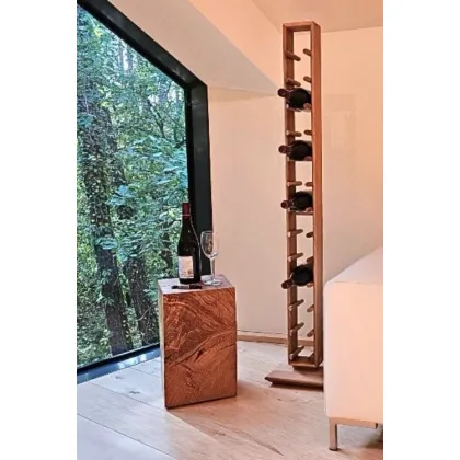 Zdjęcie Elegancka Dekoracja do Domu Stojak na Wino PIKE