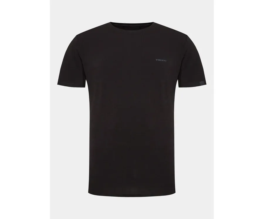 obrazek 1 Viking T-Shirt Bamboo Harvi Man 500/25/2244 Czarny Regular Fit