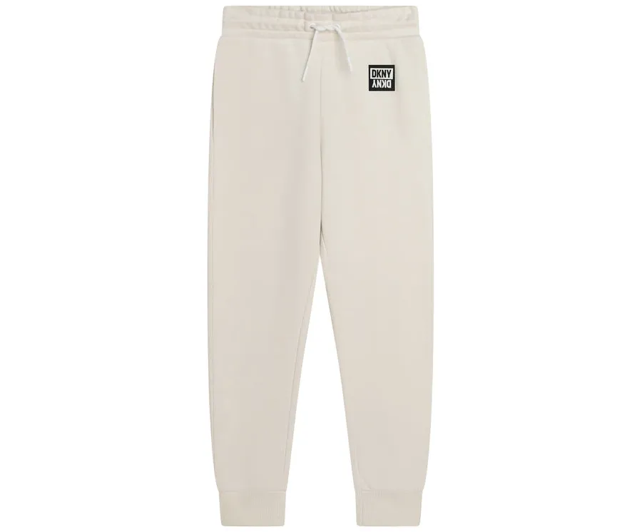 obrazek 1 DKNY Spodnie dresowe D34A85 S Biały Regular Fit