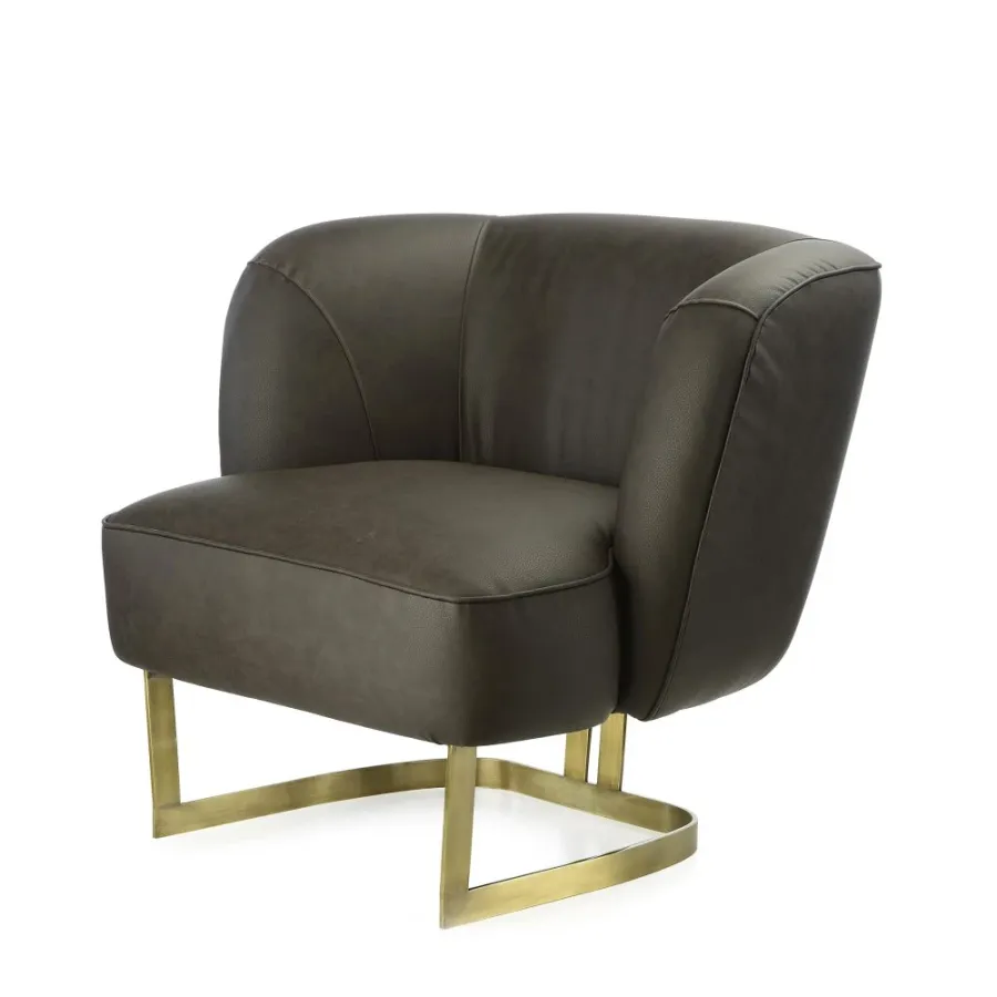 obrazek 6 Fotel z metalową podstawą H.75xL.90xP.74 cm