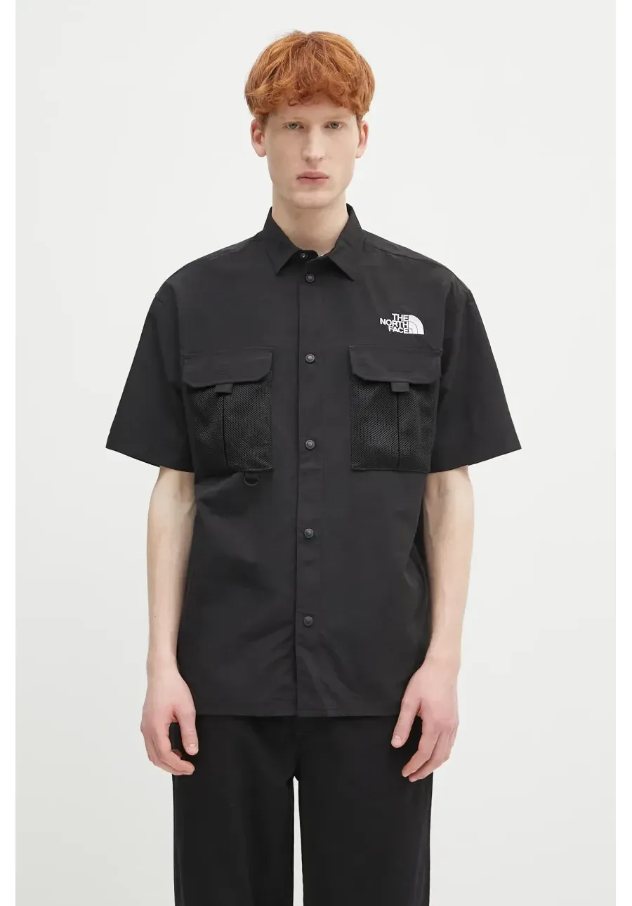 obrazek 1 The North Face koszula TNF X NSE męska kolor czarny relaxed z kołnierzykiem klasycznym NF0A8BK1JK31