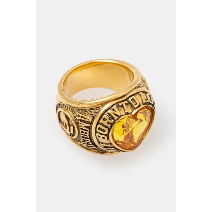 Zdjęcie AMBUSH pierścionek srebrny Heart Class Ring 12114804