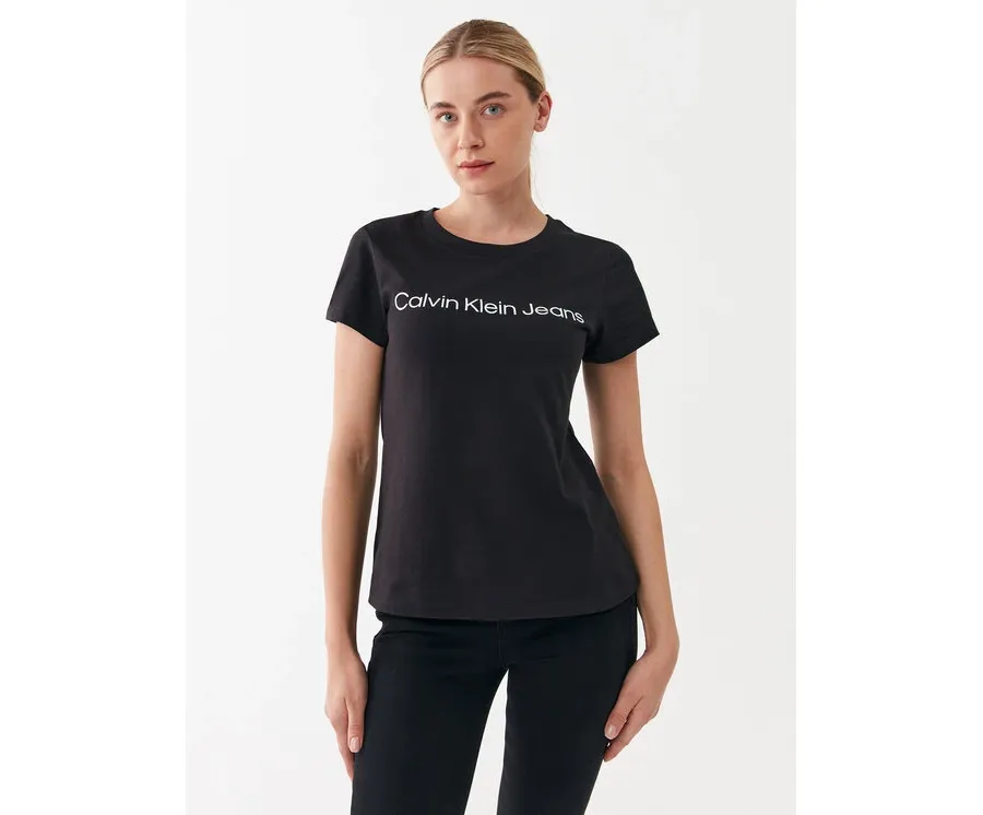 obrazek 1 Calvin Klein Jeans T-Shirt J20J220253 Czarny Slim Fit