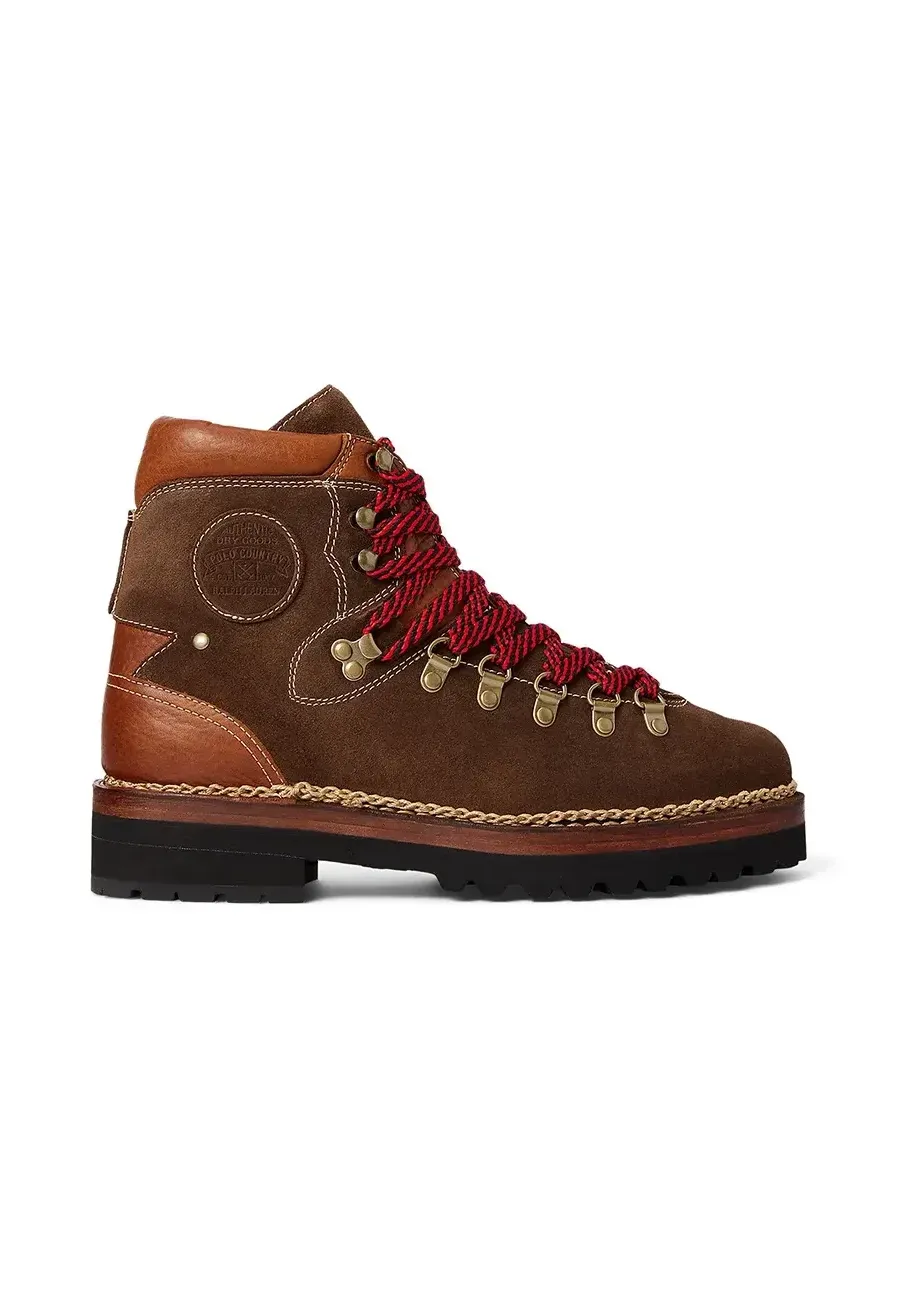obrazek 1 Polo Ralph Lauren buty zimowe skórzane Alpine Boot męskie kolor brązowy 812845751002