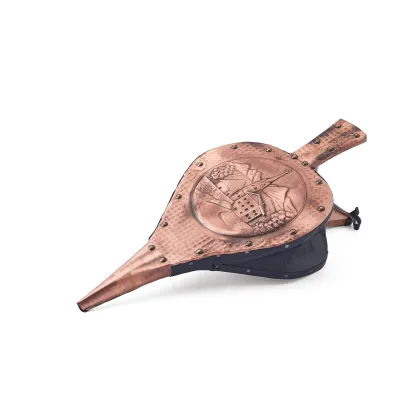 Zdjęcie Duży mieszek z miedzianą dekoracją 52x25cm - Cu Artigiana