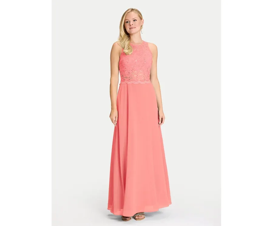 obrazek 1 Swing Sukienka wieczorowa 5AI01400 Koralowy Regular Fit
