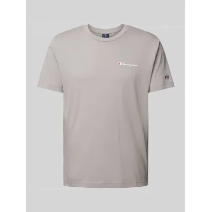 Zdjęcie T-shirt z nadrukiem i naszywką z logo