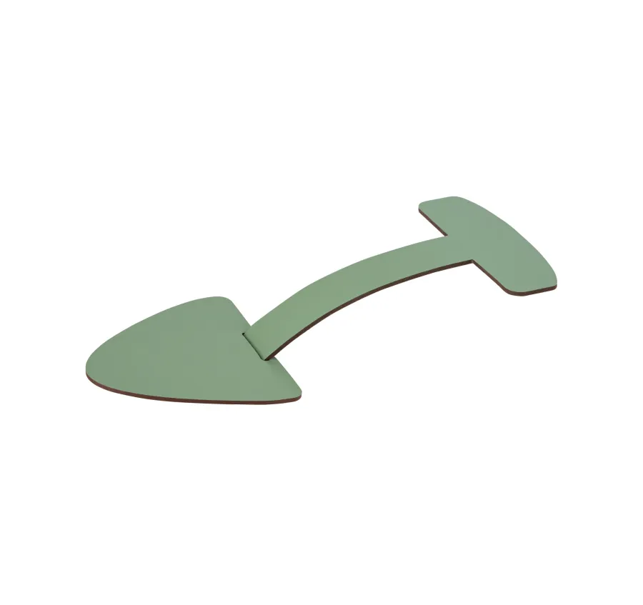 obrazek 4 Stylowy zestaw prawideł do butów w kolorze jasnobłękitnym i liści eukaliptusa