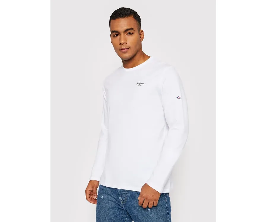 obrazek 1 Pepe Jeans Longsleeve Original Basic 2 Long N PM508211 Biały Slim Fit