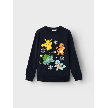 Zdjęcie NAME IT Bluza POKEMON 13222364 Granatowy Regular Fit