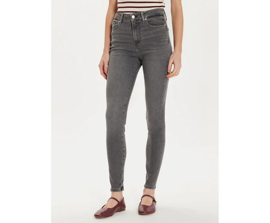 obrazek 1 Tommy Hilfiger Jeansy Harlem WW0WW44117 Szary Skinny Fit