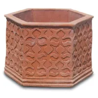 Picture Beautiful hexagonal flower pot - Fornace Masini