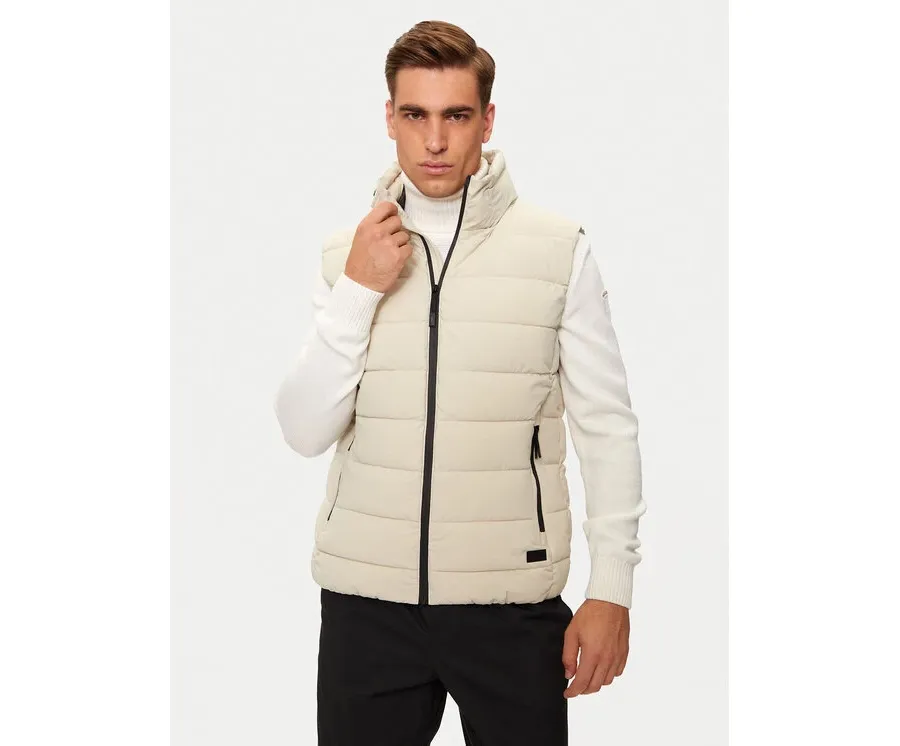 obrazek 1 CMP Kamizelka 34K0757 Écru Regular Fit